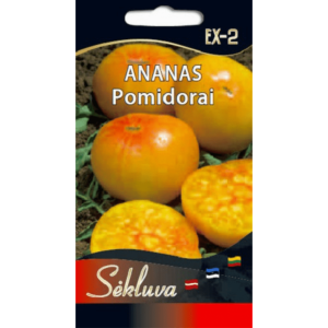 Pomidorai geltonai oranžiniai saldūs 'ANANAS' 10 sėklų S.