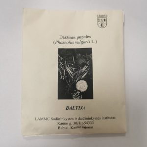 Daržinės lietuviškos pupelės baltos 'BALTIJA' 20 g
