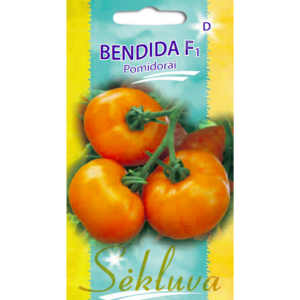 Pomidorai oranžiniai dideli, ilgam laikymui 'BENDIDA F1' 20 sėklų S.