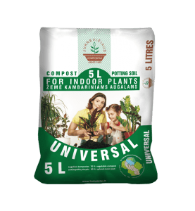 Kompostinė žemė kambariniams augalams 5 L