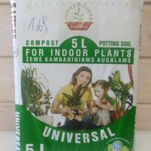 Kompostinė žemė kambariniams augalams 5 L