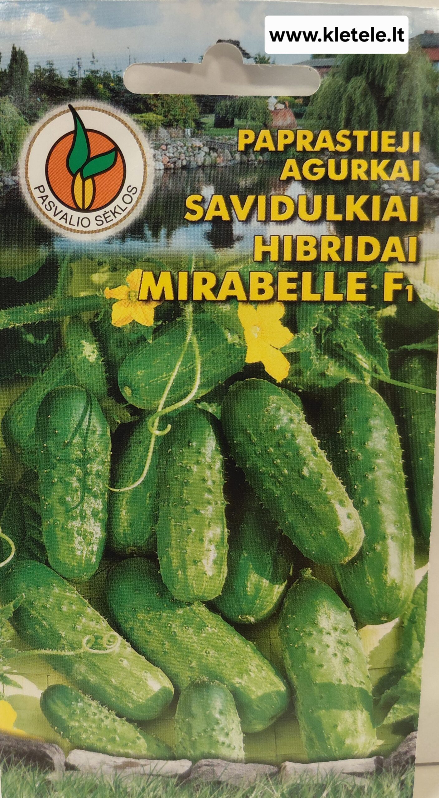 Agurkai savidulkiai derlingi ‘MIRABELLE F1’ 15 sėklų PS Agurkai savidulkiai derlingi ‘MIRABELLE F1’ 15 sėklų PS