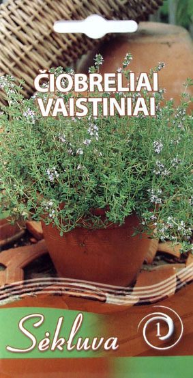 Čiobreliai vaistiniai, daugiamečiai 0,2 g S. Čiobreliai vaistiniai, daugiamečiai 0,2 g S.
