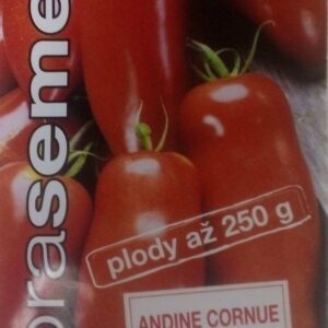 Pomidorai pailgi, MAXI dydžio, paprikos formos, džiovinimui 'ANDINE CORNUE' 15 sėklų DOB.