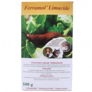 FERRAMOL Limacide - moliuskocidas nuo sraigių ir šliužų, 500 g (EKOLOGINIAMS ŪKIAMS)