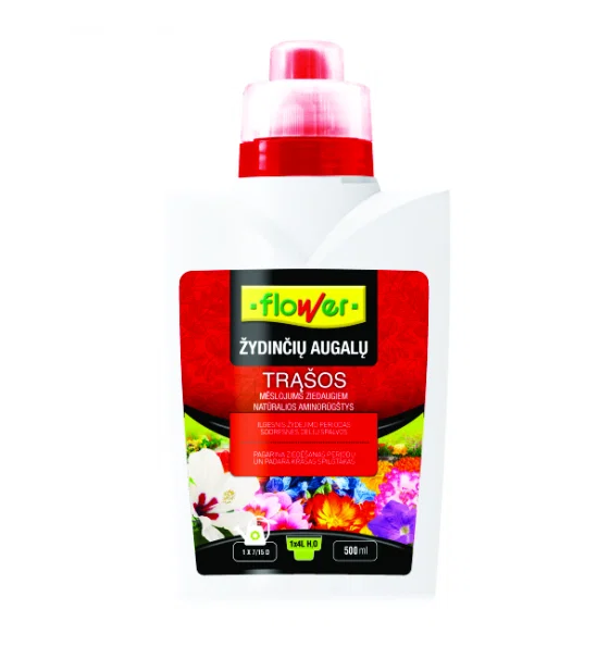 FLOWER skystos trąšos žydintiems augalams, 500 ml FLOWER skystos trąšos žydintiems augalams, 500 ml