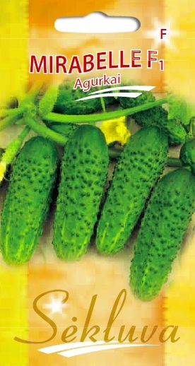 Agurkai savidulkiai labai derlingi, labai skanūs ‘MIRABELLE F1’ 12 sėklų S. Agurkai savidulkiai labai derlingi, labai skanūs ‘MIRABELLE F1’ 12 sėklų S.