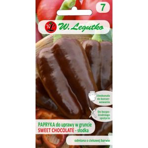 Paprikos saldžiosios šokolado spalvos 'SWEET CHOCOLATE' 0,5 g L. NAUJIENA 2022 m.
