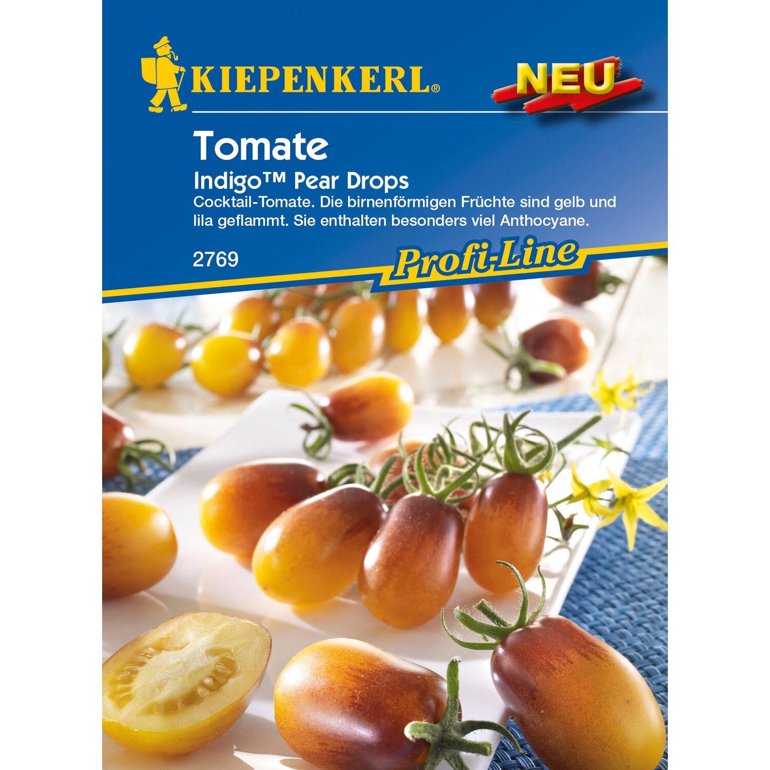 Pomidorai valgomieji geltonai violetiniai 'INDIGO PEAR DROPS F1' 9 sėklos K. Pomidorai valgomieji geltonai violetiniai 'INDIGO PEAR DROPS F1' 9 sėklos K.