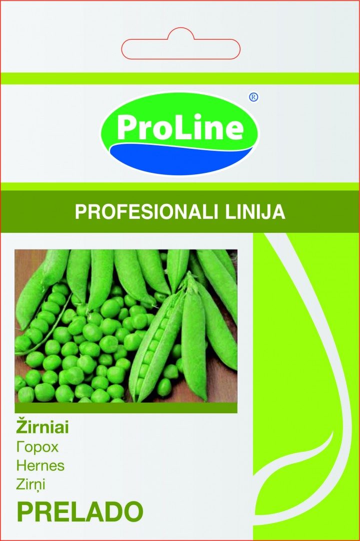 Žirniai žemi, ankstyvam derliui 'PRELADO' 50 sėklų SG. Žirniai žemi, ankstyvam derliui 'PRELADO' 50 sėklų SG.