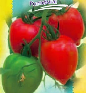 Pomidorai avietiniai pailgos širdies formos 'RUGBY F1' 20 sėklų S. NAUJIENA 2022 m.