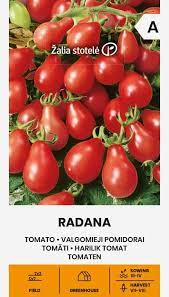 Pomidorai mini raudonos „kriaušytės“ 'RADANA' 0,2 g A.