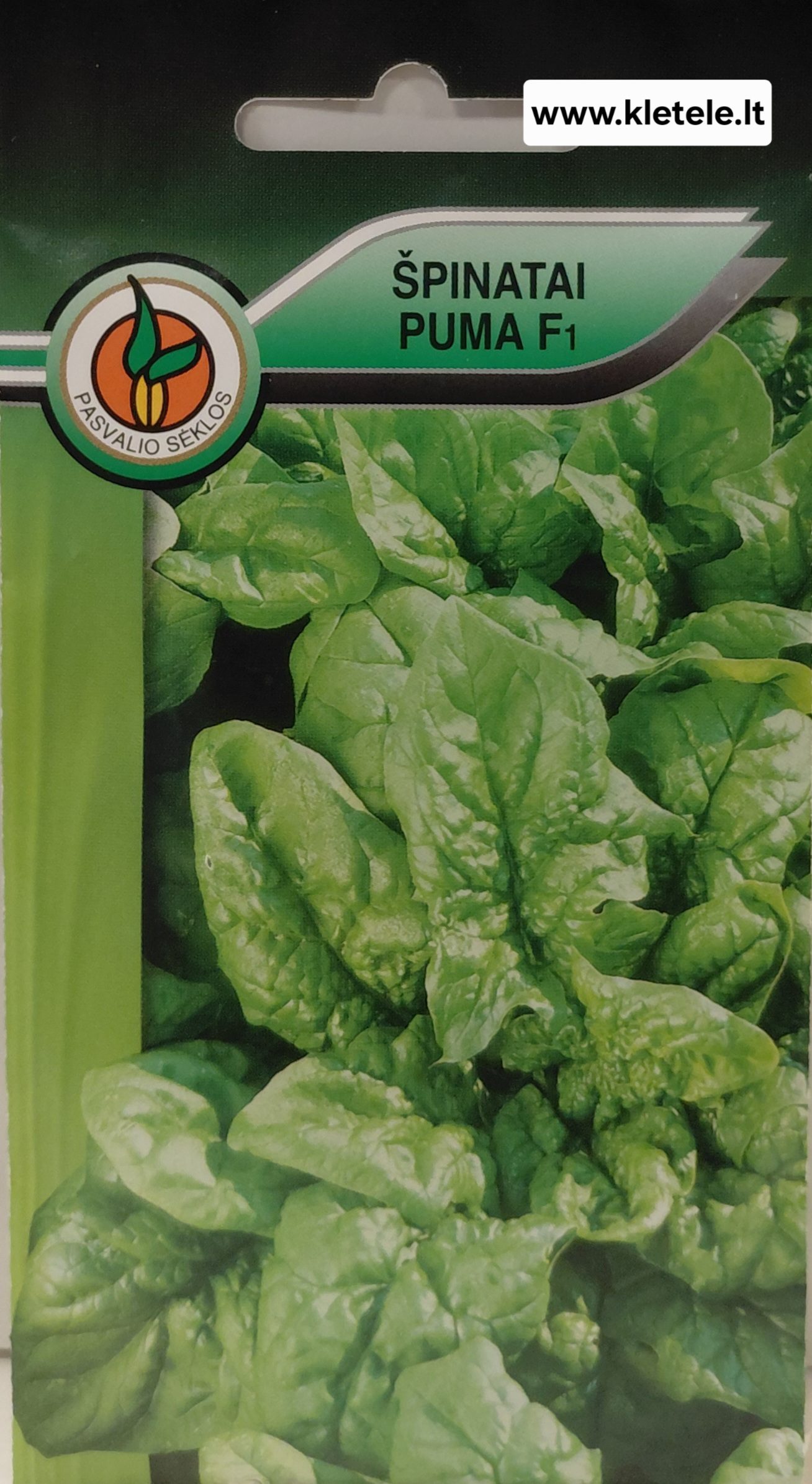 Špinatai, atsparūs žydėjimui, derlingi 'PUMA F1' 3 g PS Špinatai, atsparūs žydėjimui, derlingi 'PUMA F1' 3 g PS