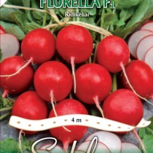 Ridikėliai labai ankstyvi šiltnamiui bei laukui 'FLORELLA F1' 4 m juosta S.