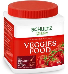 Schultz trąšos pomidorams ir daržovėms 'VEGGIES FOOD' 900g (Didelė pakuotė) NAUJIENA 2022 m.