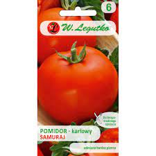Pomidorai ankstyvi žemi, tvirtas stiebas, laukui 'SAMURAJ' 0,5 g L. NAUJIENA 2023 m.