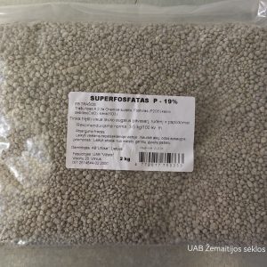 Granuliuotas superfosfatas P -19 % (rudeniniam tręšimui), 2 kg V.