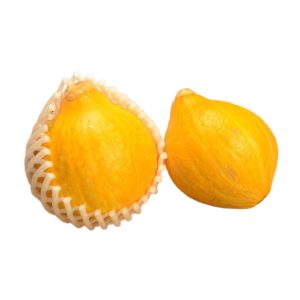 Moliūgai Hokkaido tipo mažais vaisiais, tamsiai oranžiniai, saldūs 'COLINKY F1' 100 sėklų (Didelė pakuotė, SAKATA) NAUJIENA 2023 m.