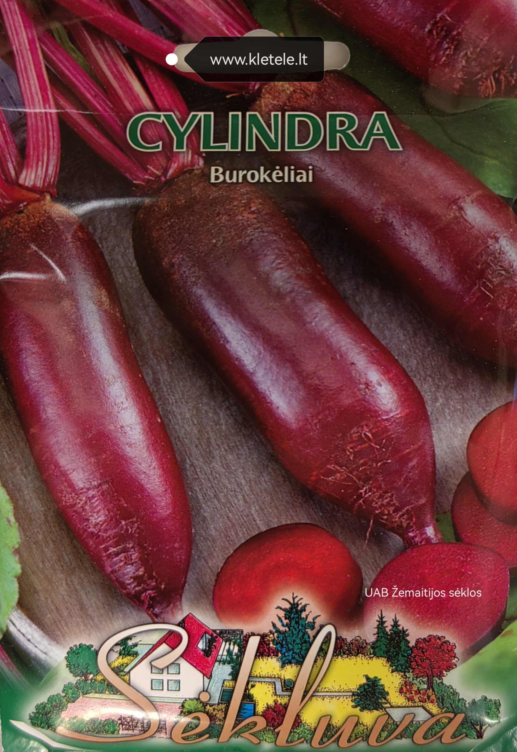 Raudonieji burokėliai cilindro formos, ankstyvi 'CYLINDRA' 30 g (Naudinga pakuotė) S. Raudonieji burokėliai cilindro formos, ankstyvi 'CYLINDRA' 30 g (Naudinga pakuotė) S.