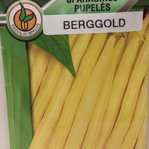 Šparaginės žemaūgės pupelės, geltonos (panašios į 'Tarą' ) 'BERGGOLD' 20 g PS.