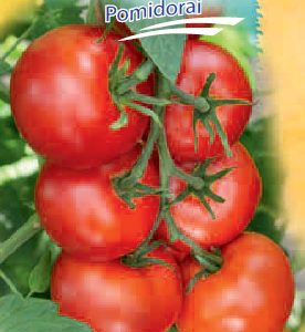 Pomidorai vidutinio ankstyvumo, atsparūs ligoms 'SARATOGA F1' 8 sėklos S. NAUJIENA 2023 m.