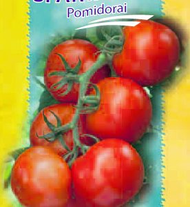 Pomidorai vidutinio ankstyvumo, stambiais vaisiais, ilgai išlaiko skonį 'SPARTACO F1' 10 sėklų S. NAUJIENA 2023 m.