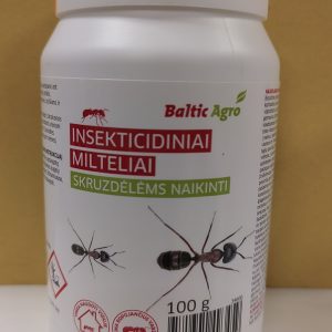 Insekticidiniai milteliai skruzdelėms (tarakonams) naikinti 100 g Baltic Agro