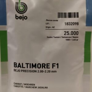 Morkos vidutinio ankstyvumo universalios 'BALTIMORE H' 25.000 sėklų (Bejo Zaden)