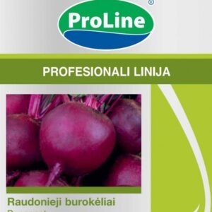 Raudonieji burokėliai vidutinio ankstyvumo, tamsiai raudoni, vešlūs lapai, tinka ir ankstyvam derliui, laikymui 'MONTY H' 2 g SG. NAUJIENA 2025 m.
