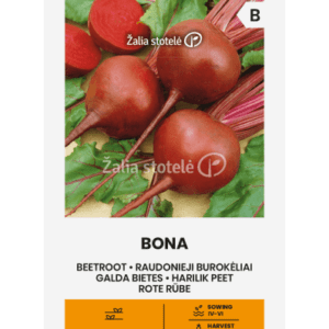 Raudonieji burokėliai apvalūs, vidutinio ankstyvumo 'BONA' 10 g A.