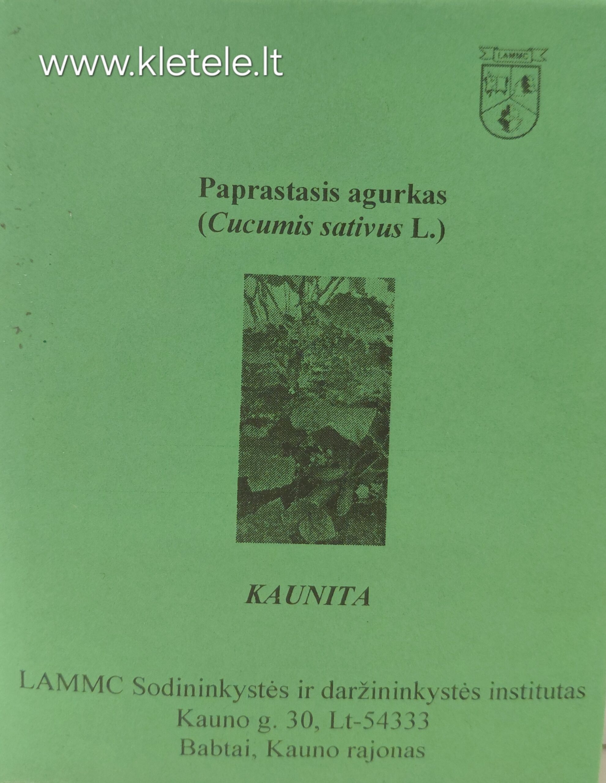 Lietuviški hehibridiniai agurkai, laukui, rauginimui ir marinavimui 'KAUNITA' 1 g. NAUJIENA 2025 m. Lietuviški hehibridiniai agurkai, laukui, rauginimui ir marinavimui 'KAUNITA' 1 g. NAUJIENA 2025 m.