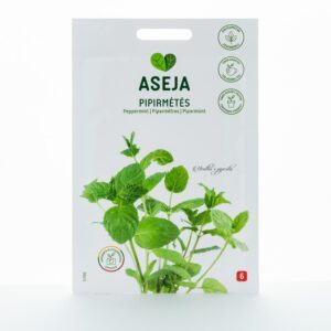 Pipirmėtės (Pipirinės mėtos), daugiametės, mėtų arbatai 0,1 g AS.