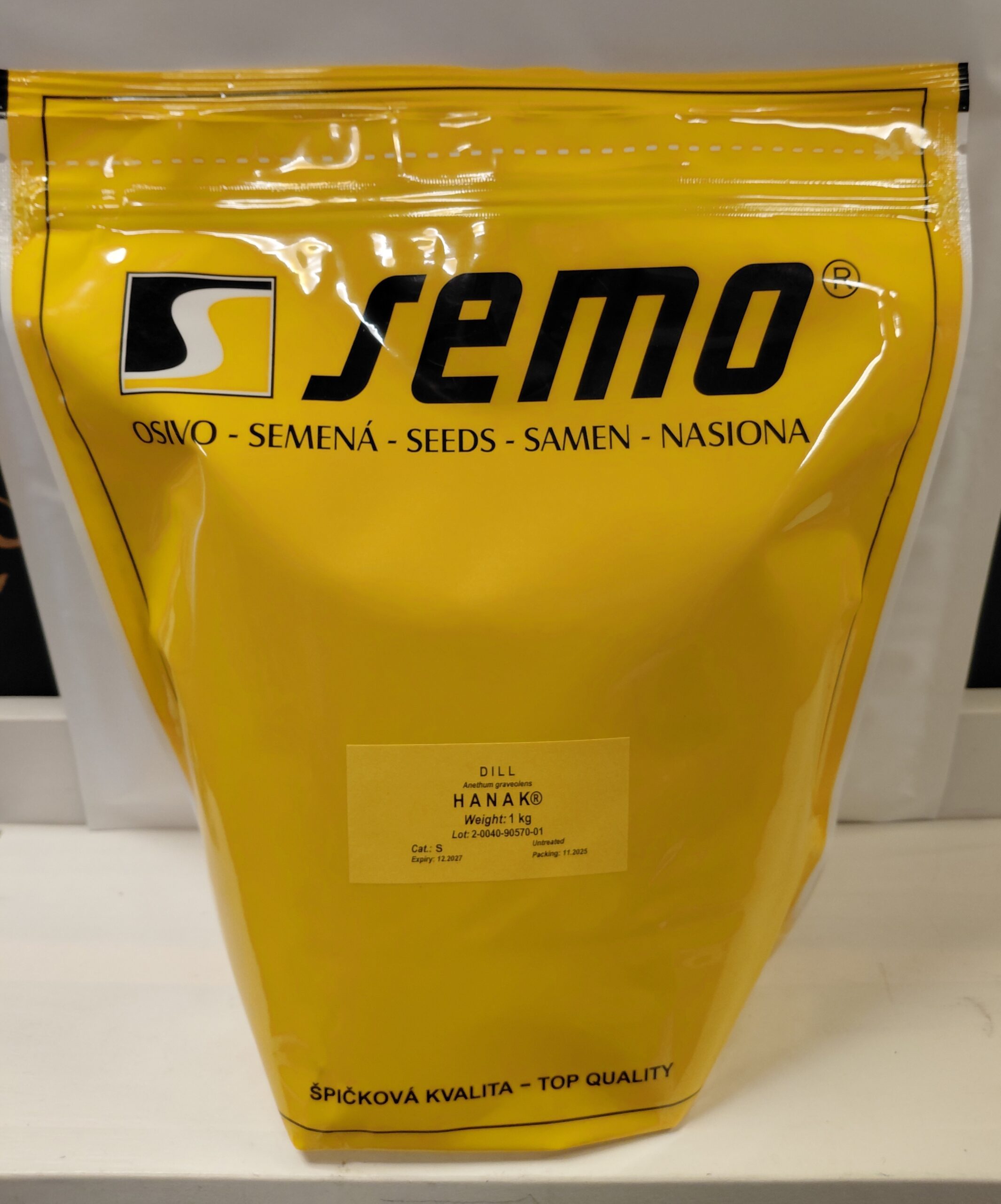 Krapai aukšti, šviežiam derliui ir rauginimui 'HANAK' 1 kg (Profi pakuotė, Semo). Krapai aukšti, šviežiam derliui ir rauginimui 'HANAK' 1 kg (Profi pakuotė, Semo).