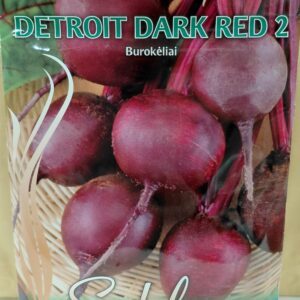 Raudonieji burokėliai ankstyvi, konservavimui, laikymui 'DETROIT DARK RED 2' 15 g  S.
