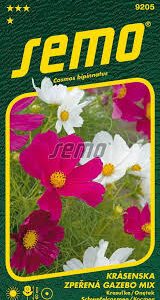 Paprastosios kosmėjos („lineliai“), neaukštos, mišinys 'GAZEBO MIX' 0,7 g SM. NAUJIENA 2026 m.