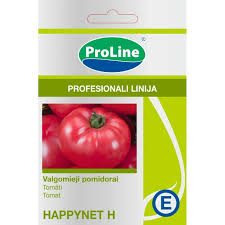 Pomidorai laukui, neaukšti, avietiniai 'HAPPYNET H' 10 sėklų. TV laidoje „Svajonių sodai“