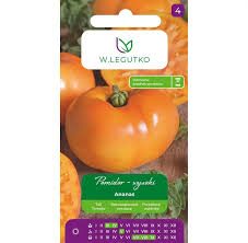 Pomidorai geltonai oranžiniai, dideli, saldūs 'ANANAS' 0,3 g. L