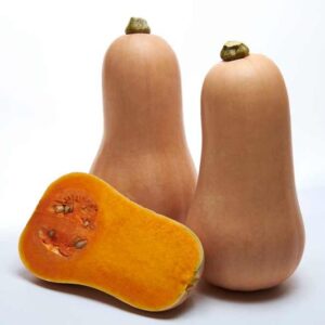 Moliūgai sviestiniai („kriaušiniai“), hibridiniai, oranžiniu minkštimu 'ARIEL F1' 100 sėklų (Didelė pakuotė, Sakata).