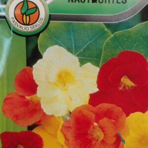 Nasturtės krūminės, mišinys 'DWARF JEWEL MIX' 3 g PS.