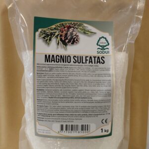 MAGNIO SULFATAS - trąšos nuo rudavimo spygliuočiams, šiltnamio augalams ir kitiems visžaliams augalams 1 kg VS