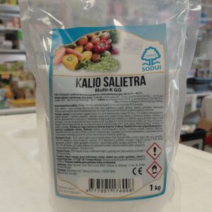 Kalio salietra, tirpi kalio trąša papildomam tręšimui „Multi-K GG" 1 kg Kalio salietra, tirpi kalio trąša papildomam tręšimui „Multi-K GG" 1 kg