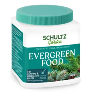 SCHULTZ trąšos laistomos spygliuočiams ir dekoratyviniams augalams „EVERGREEN FOOD" 900 g (Didelė pakuotė). NAUJIENA 2026 m. SCHULTZ trąšos laistomos spygliuočiams ir dekoratyviniams augalams „EVERGREEN FOOD" 900 g (Didelė pakuotė). NAUJIENA 2026 m.