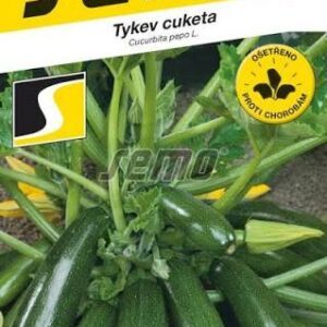 Cukinijos ankstyvos žalios, nevijoklinės, labai derlingos, intensyviam skynimui 'SENZACE F1' 1,5 g SM. NAUJIENA 2027 m