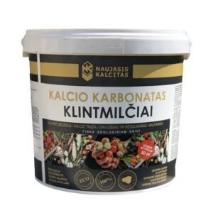 KLINTMILČIAI - kalcio karbonatas, kalkinė medžiaga, kalcio ir magnio trąša, dirvožemio nurūgštinimas 5 kg (Ekologiniam ūkiui). NAUJIENA 2026 m.