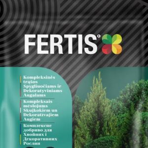 Trąšos kompleksinės spygliuočiams ir dekoratyviniams augalams (barstomos) 3 kg FERTIS