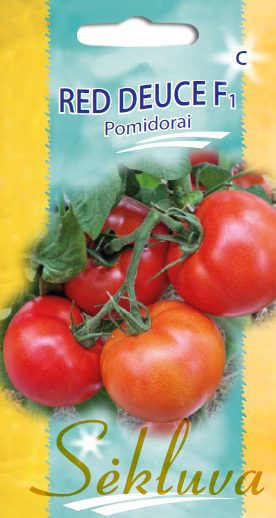 Pomidorai ankstyvi, žemaūgiai, dideli mėsingi vaisiai, atsparūs ligoms, padažų gamybai 'RED DEUCE F1' 10 sėklų S. NAUJIENA 2026 m. Pomidorai ankstyvi, žemaūgiai, dideli mėsingi vaisiai, atsparūs ligoms, padažų gamybai 'RED DEUCE F1' 10 sėklų S. NAUJIENA 2026 m.